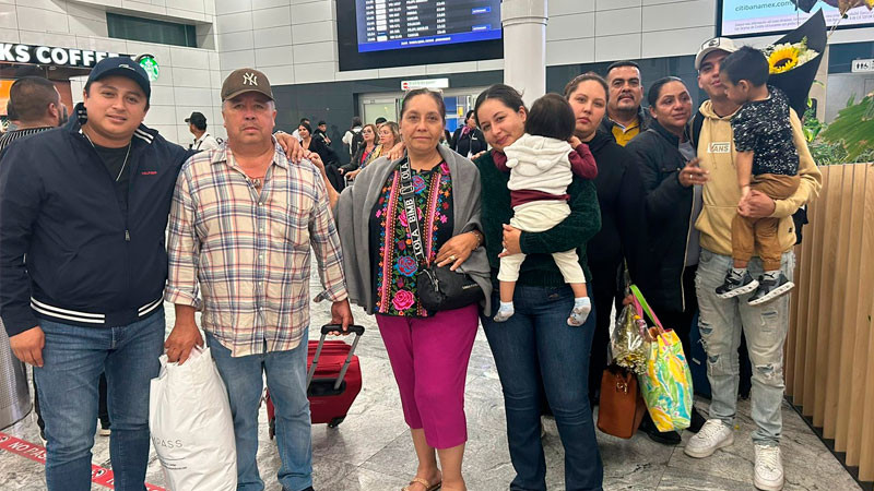 Arriban tres michoacanos más procedentes de Israel: Segob 