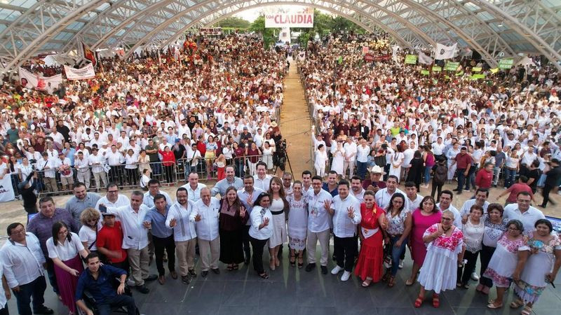  Claudia Sheinbaum destaca el papel de las mujeres en la política en Campeche 