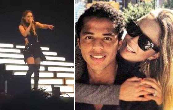 La joven a la que Belinda corrió de su concierto es la ex novia de Giovani Dos Santos 