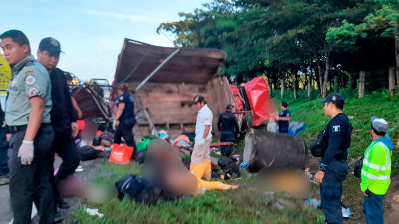 Repatrían los cuerpos de 8 mujeres cubanas fallecidas en accidente de camión en Chiapas 