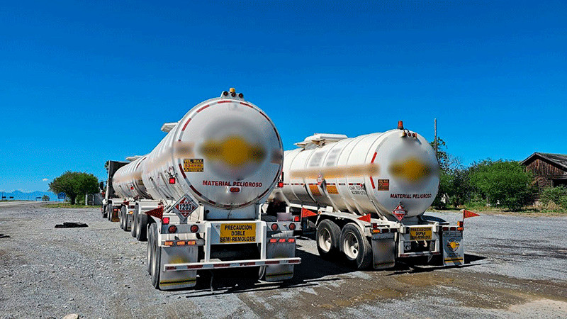 Guardia Nacional asegura 224 mil litros de hidrocarburo en Nuevo León 