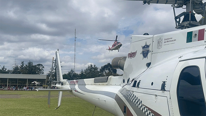 SSP traslada hígado para trasplante en acción aérea coordinada entre Michoacán y CDMX 