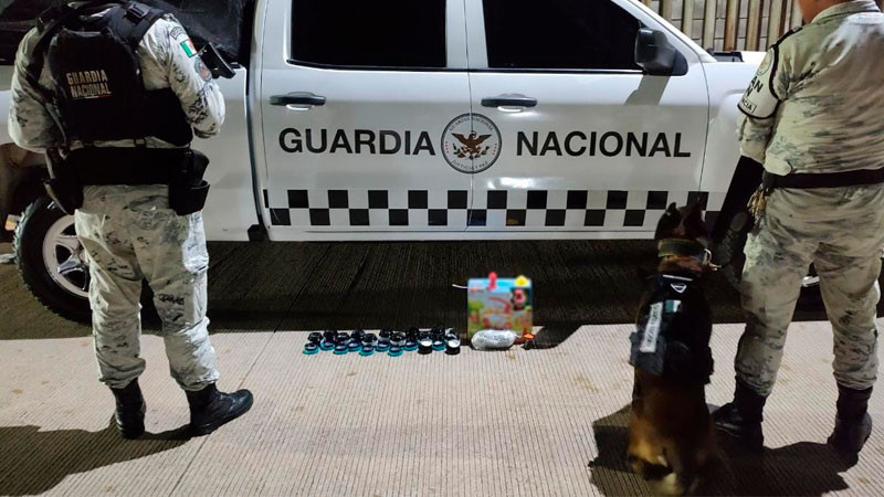 Detectan metanfetamina oculta en recipientes de gel para cabello y juguete, en Sinaloa 