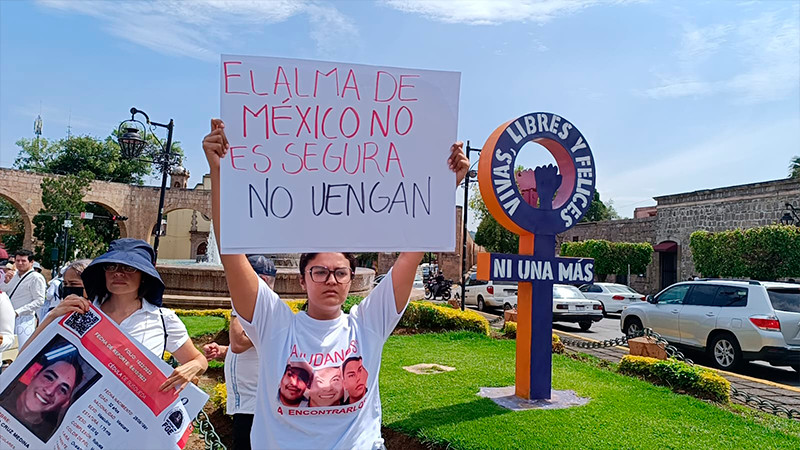 Se acabaron las protestas pacíficas: familiares de 3 jóvenes desaparecidos en Michoacán