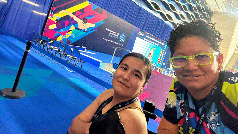 La sirena moreliana Ibeth Solorio logra su clasificación a los Juegos Parapanamericanos Santiago 2023 