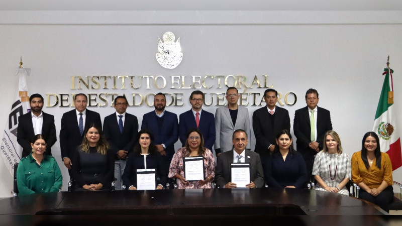 Querétaro: IEEQ, TEEQ y Poder Judicial se unen contra la violencia política de género 