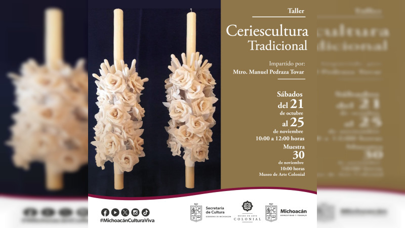 ¿Te interesa la ceriescultura tradicional? Este taller de la Secum es para ti 