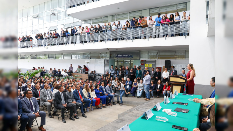 Reconoce rectora el papel de la Facultad de Contaduría y Ciencias Administrativas en la transformación de Michoacán