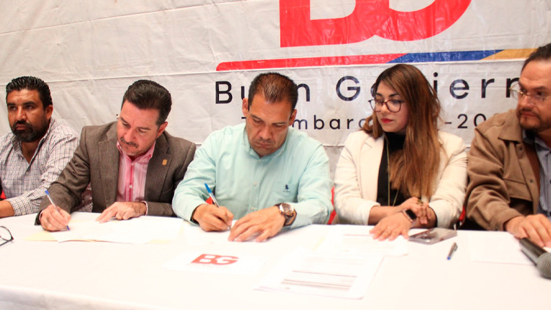 Gobierno de Tarímbaro firma Plan de Trabajo para el Programa de Autoproducción de Vivienda 