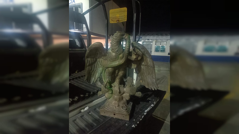 En Oaxaca, roban águila de monumento dedicado a Porfirio Díaz 