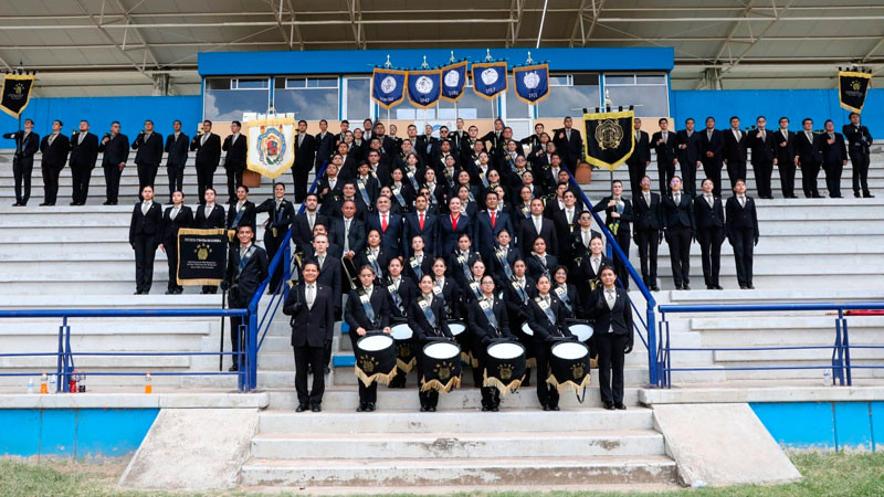 Banda de Guerra y Escolta Oficial de la UMSNH participarán en el desfile cívico-militar de Apatzingán 