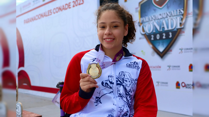  Orgullo michoacano, paratletas ganan 17 medallas en primer día de Paranacionales