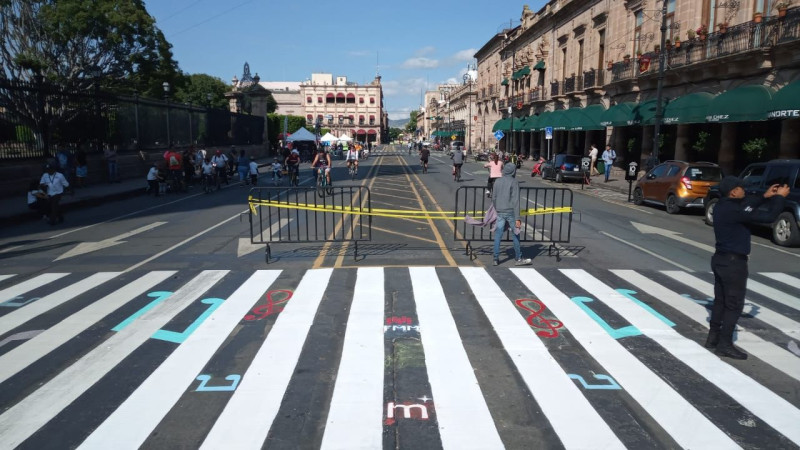 SECTUR Morelia promociona Festival Internacional de Música en cruces peatonales