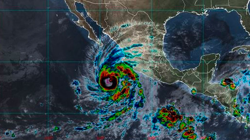 Pronostican lluvias muy fuertes en Michoacán generadas por Norma 
