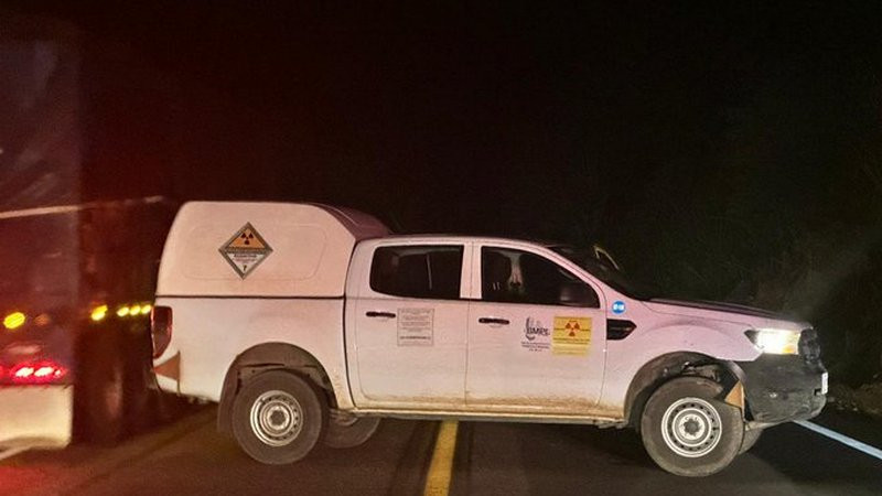 Localizan camioneta robada que trasportaba material radioactivo en Chiapas; fue abandonada 