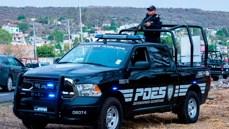 El 82.4% de la ciudadanía identifica el trabajo de Policia Estatal (POES) para defender Querétaro: INEGI 