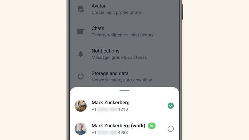 WhatsApp alista poder tener dos cuentas abiertas en una misma sesión en celulares 