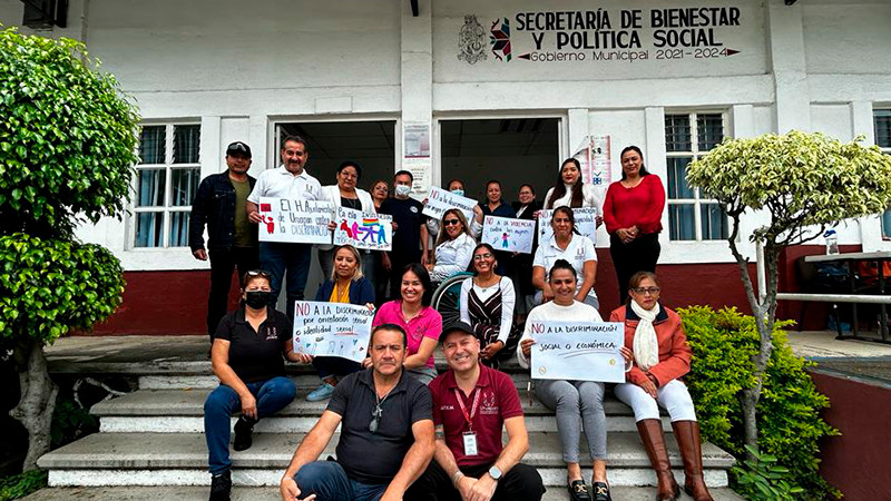 Gobierno de Uruapan conmemora el Día Estatal contra la Discriminación