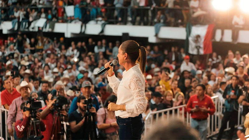 Claudia Sheinbaum manda mensaje de unidad a militantes de Zacatecas 