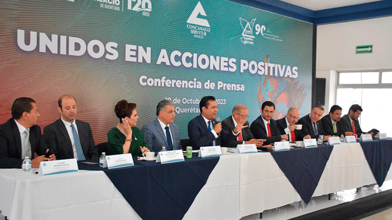 Querétaro reúne a líderes de la Concanaco Servytur  