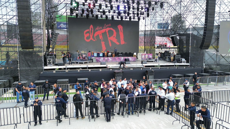 Listo operativo de seguridad por el Festival “Jalo” en el Estadio Morelos