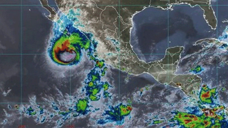 Huracán ‘Norma’ ocasionará lluvias torrenciales en BCS e intensas en Nayarit y Sinaloa 