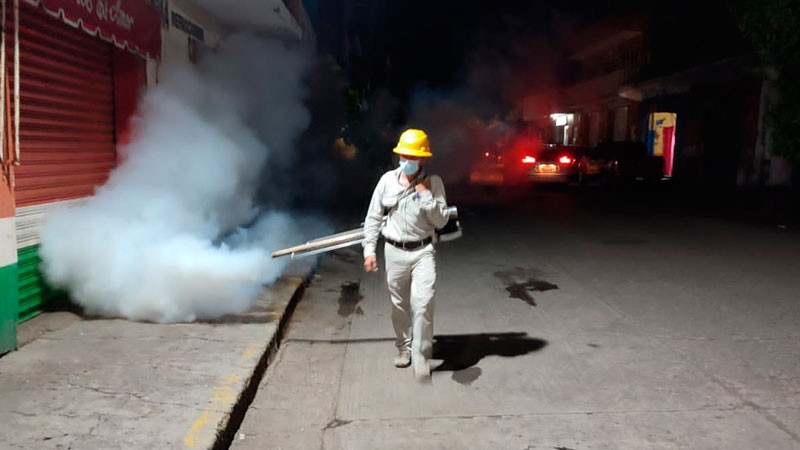Arranca SSM en Apatzingán operativo de saneamiento contra el dengue 