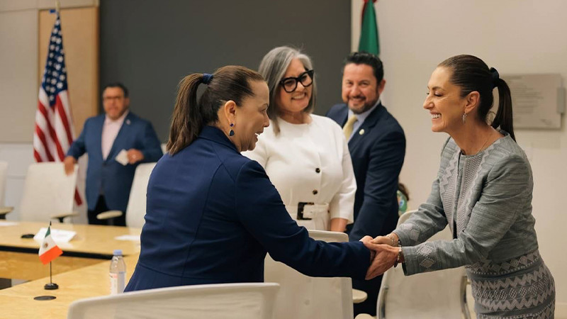 Luchamos para que los mexicanos y mexicanas en los Estados Unidos también tengan todos los derechos: Claudia Sheinbaum 