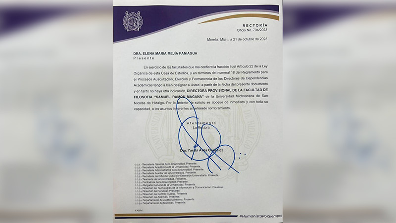 Elena María Mejía asume de manera provisional la dirección de la Facultad de Filosofía 