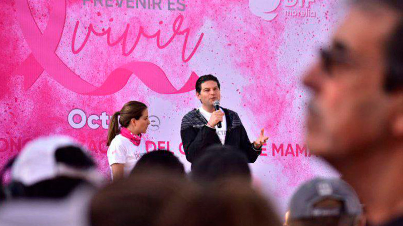 Exitosa carrera "Pinktate de Rosa", del DIF Morelia 