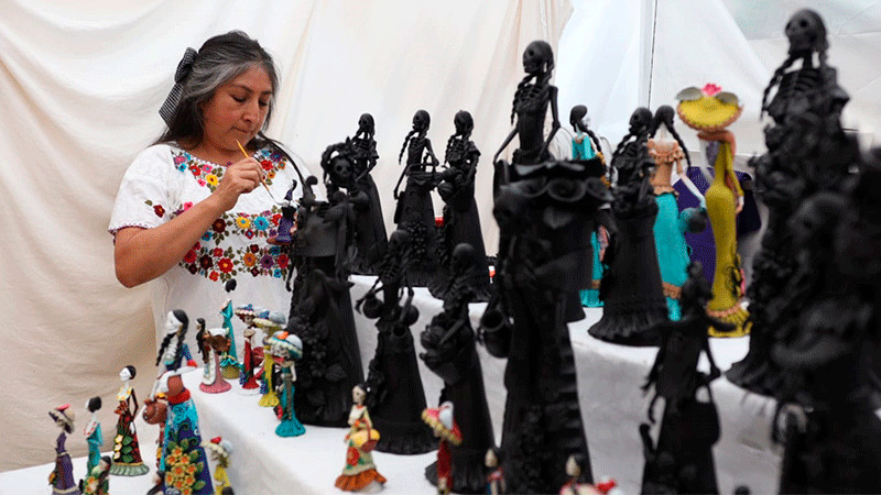 Con fiesta, color, y tradición arrancó la Feria de la Catrina en Capula