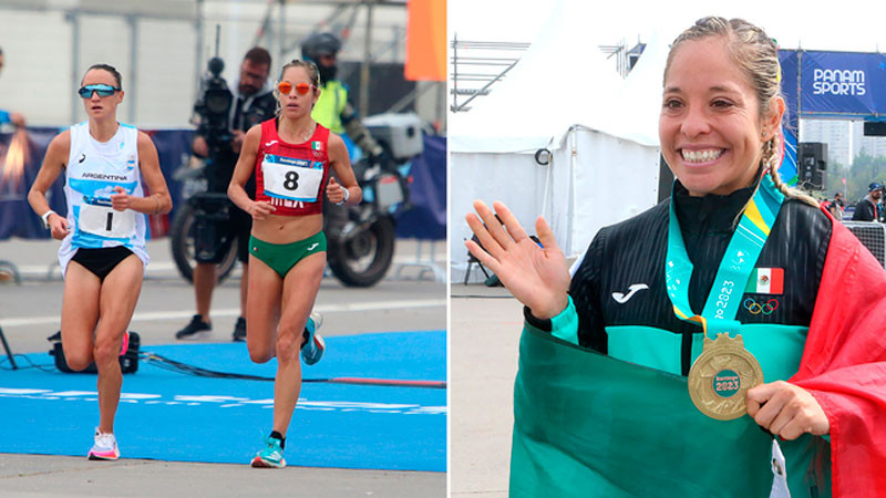 Maratonista mexicana debuta con oro y récord panamericano en Santiago 2023 