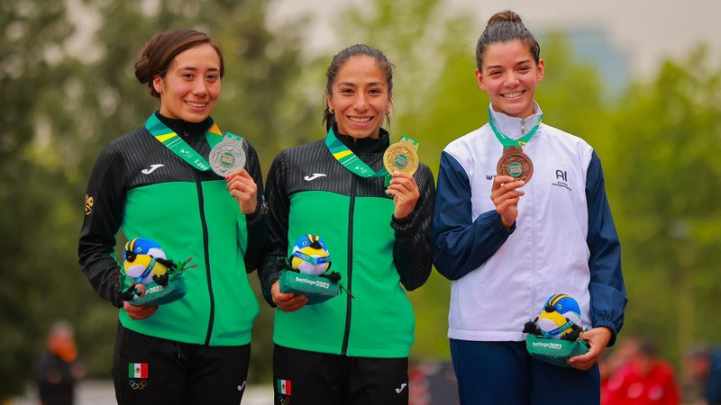 Hermanas mexicanas obtienen oro y plata en pentatlón moderno en los Panamericanos 2023