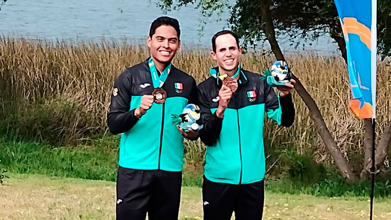 Remeros mexicanos cosechan dos bronces en Santiago 2023 