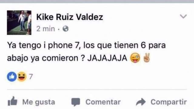 Renuncia funcionario que se burló de quienes no tienen iPhone 7 