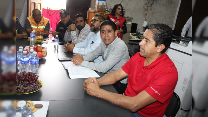 Impulsa Bladimir González construcción del Comité para la Construcción por la Paz en Tarímbaro