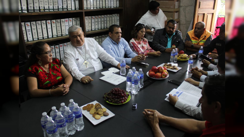 Impulsa Bladimir González construcción del Comité para la Construcción por la Paz en Tarímbaro