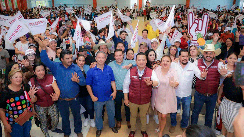 Suma Torres Piña 50 municipios recorridos en defensa de la 4T 
