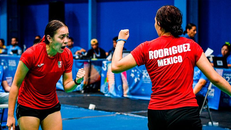 Bádminton mexicano asegura tres medallas en Santiago 2023 
