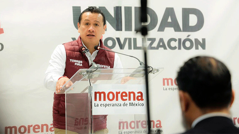 Conservadores están desesperados ante inminente triunfo de Morena en 2024: Torres Piña 