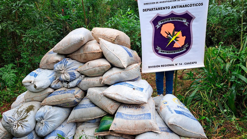 Decomisan más de 3 toneladas de sustancias ilegales, en Paraguay; las transportaban en costales de arroz 