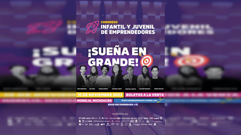 Gobierno de Morelia y CANACO SERVYTUR anuncian 1er Congreso Infantil y Juvenil de Emprendedores 