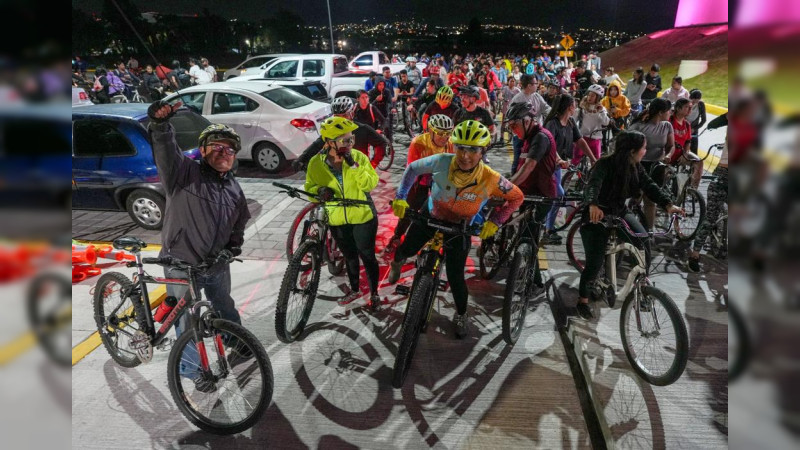 Con entusiasmo y unidad se realizó la 5° Rodada Nicolaita