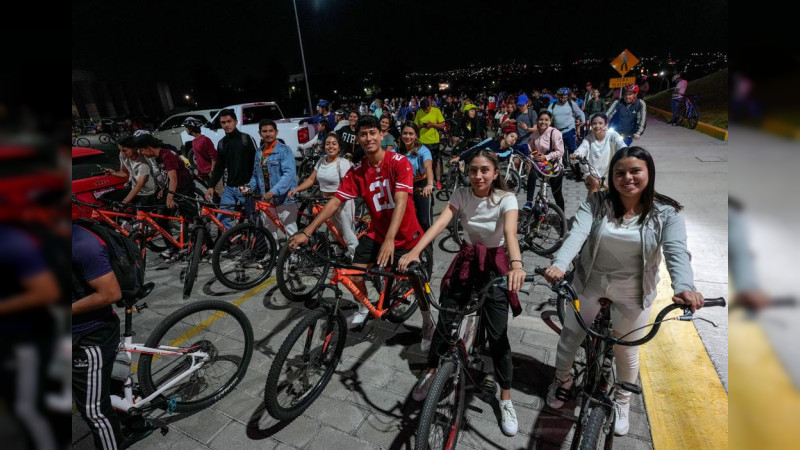 Con entusiasmo y unidad se realizó la 5° Rodada Nicolaita