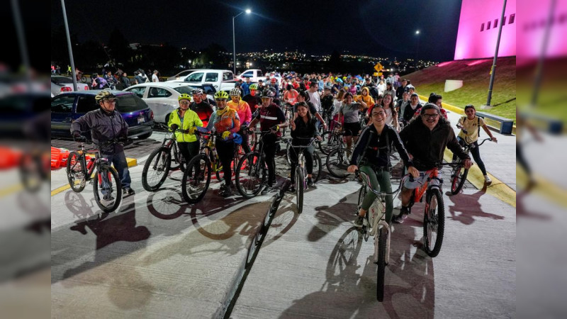 Con entusiasmo y unidad se realizó la 5° Rodada Nicolaita