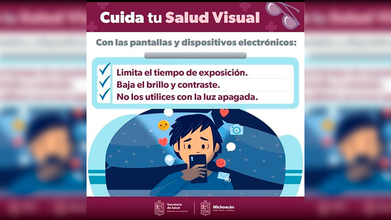 Uso excesivo de celulares y tabletas aumenta riesgo de miopía en menores: SSM
