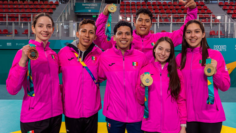 Con seis oros, México es campeón en taekwondo y hace historia en Juegos Panamericanos 