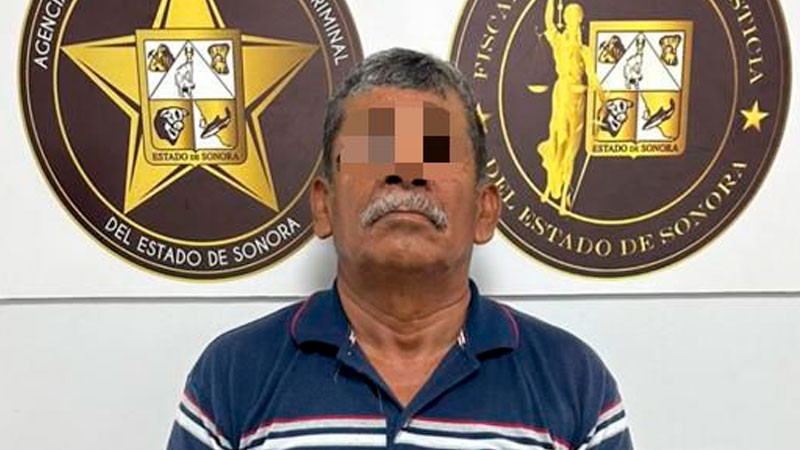 Detienen a hombre de 65 años por violar a una menor en Sonora