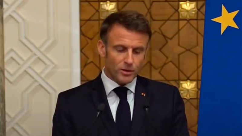 Anuncia Macron envío de un buque hospital francés a Gaza 