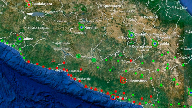 Huracán "Otis" dañó 27 sensores de Alerta Sísmica en Costa de Guerrero; no sonará en caso de sismo 